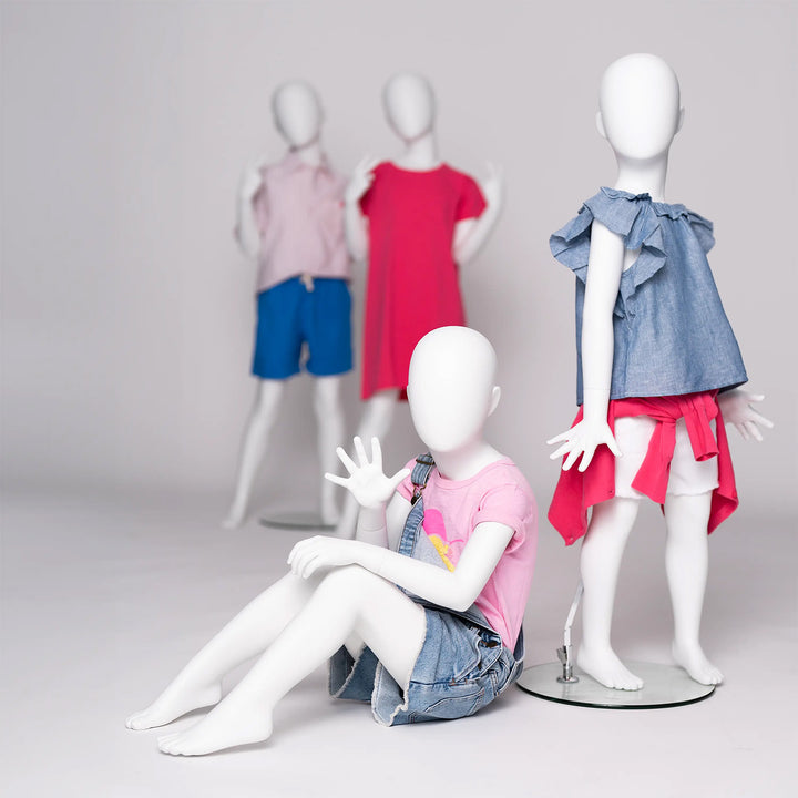 City Kid Mannequin Collection - 6 Year Old Seated
