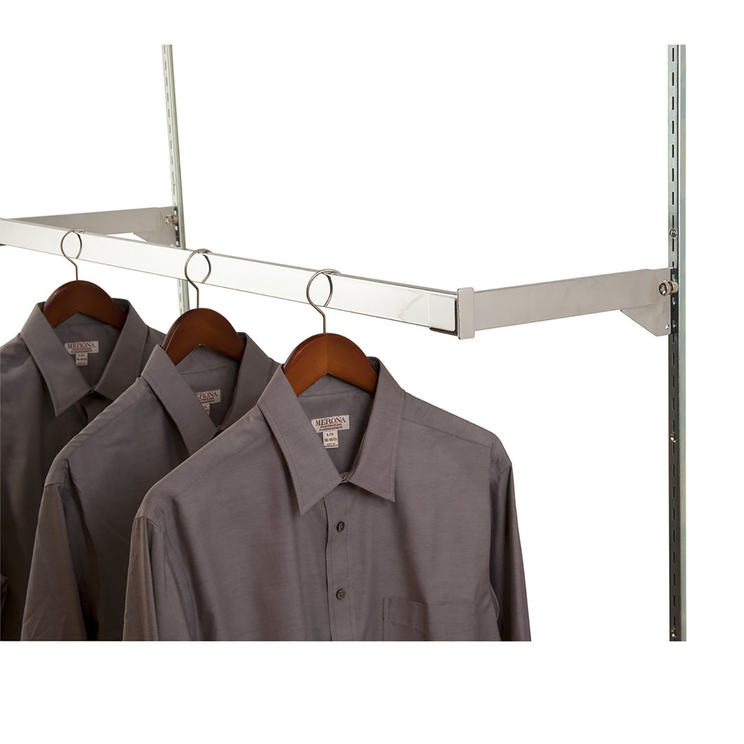 12" Bracket for Rectangular Hangrail For 1/2" Slots