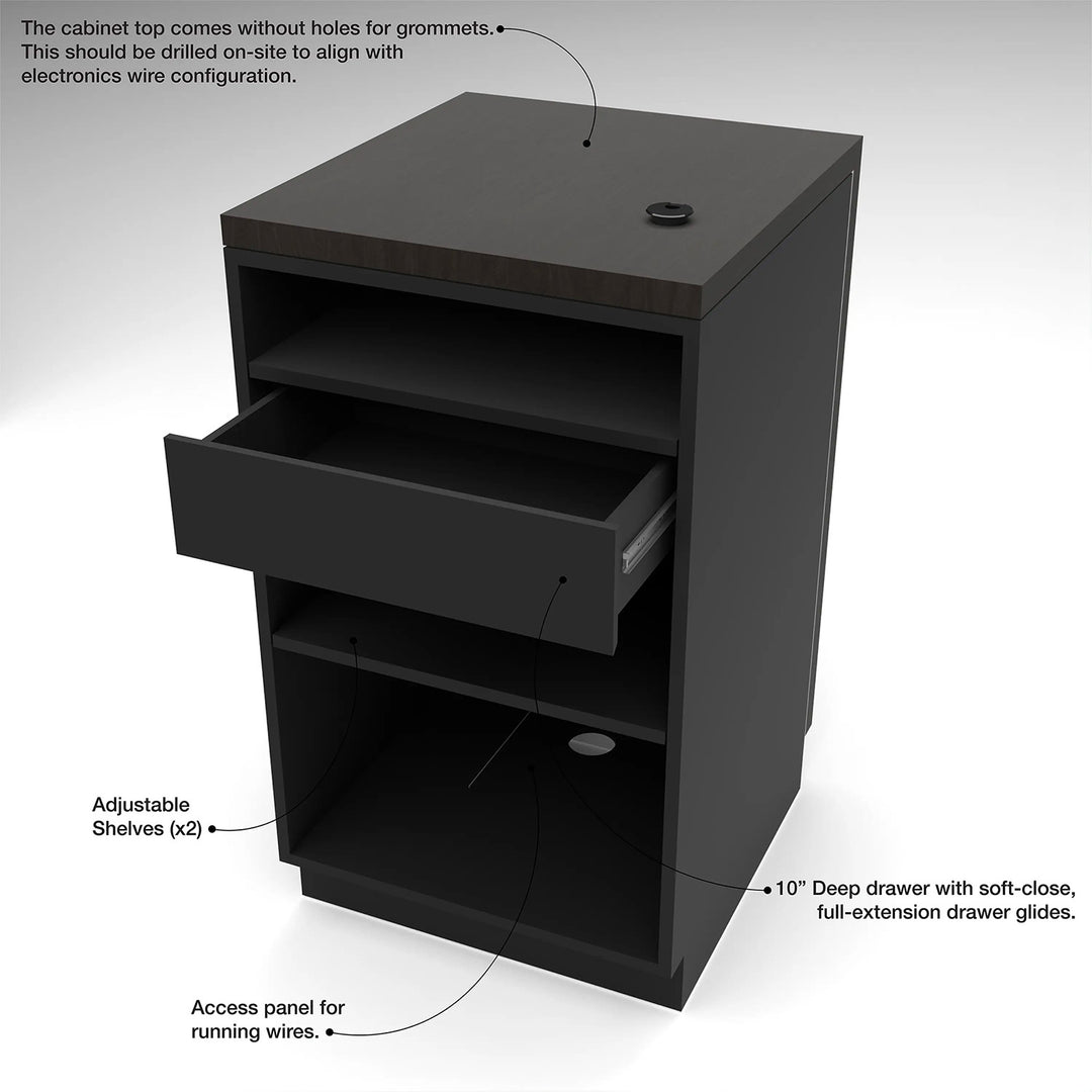 Deluxe 24" Cash Wrap Retail Counters