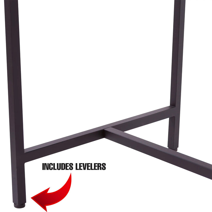 Deluxe Glass Showcase Display Cabinet - Black