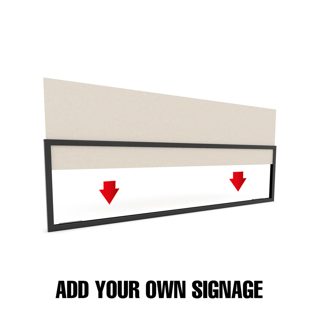 Sign Holders for Glass Showcase Tower - Set of 4