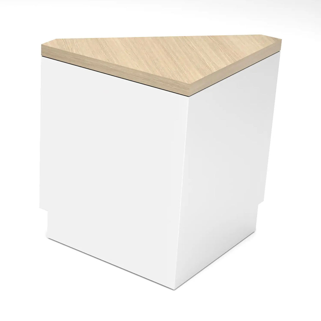 Deluxe Corner Retail Pedestal Counters