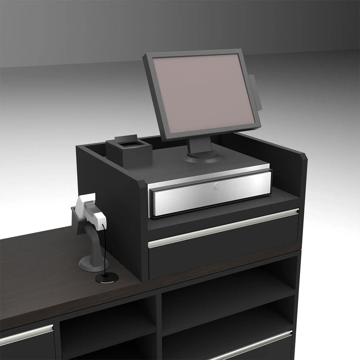 Register Wells for Deluxe 55" Cash Wrap Counters