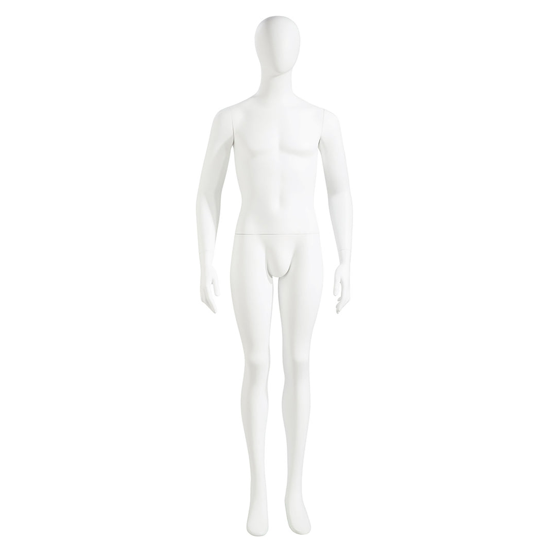 Derek - Male Mannequin - Oval Head, Arms at Sides 1OV