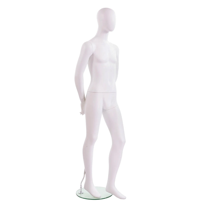 Derek - Male Mannequin - Oval Head, Arms Behind Back 2OV