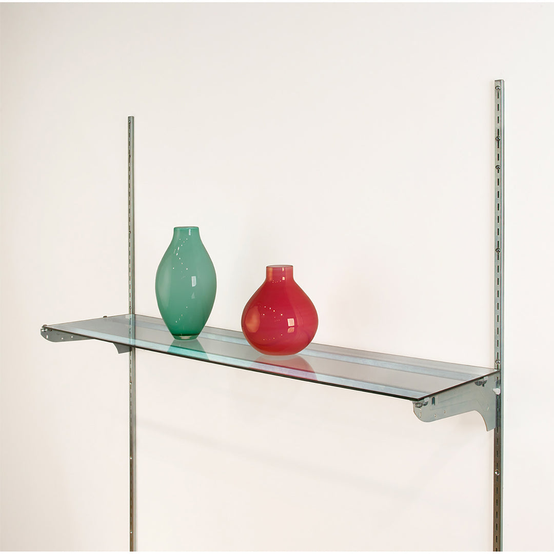 48"L Metal Shelf Support for Glass Shelves