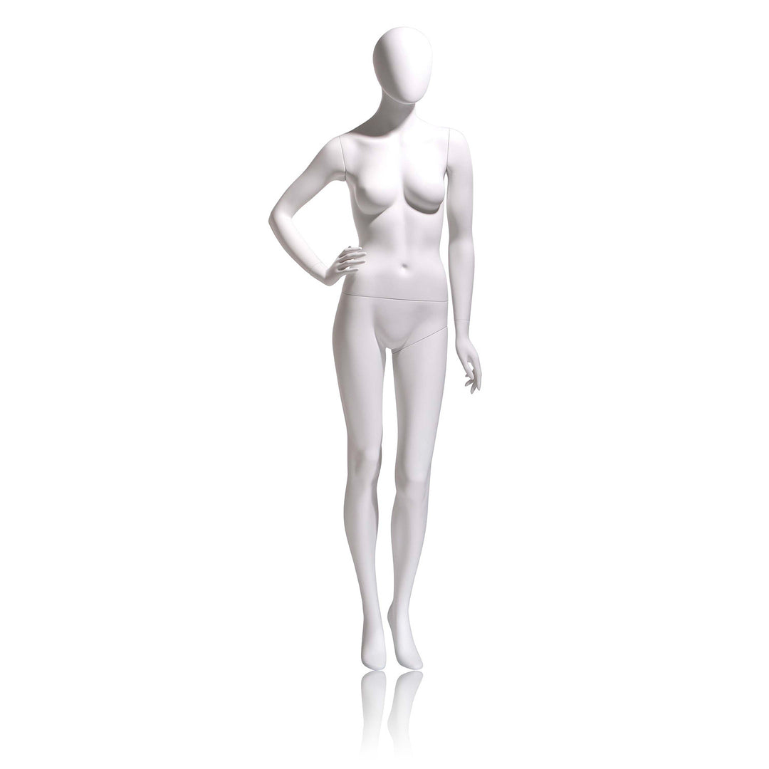 Eve Female Mannequin, Cameo White, Oval Head 1HOV