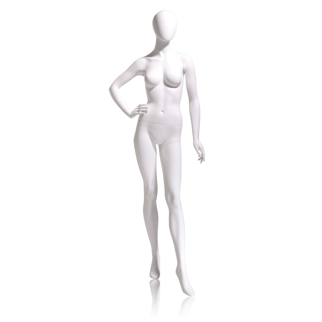 Eve Female Mannequin, Cameo White, Oval Head 2HOV