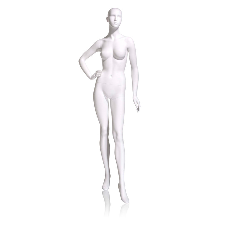 Eve Female Mannequin, Cameo White, Abstract Head 2H