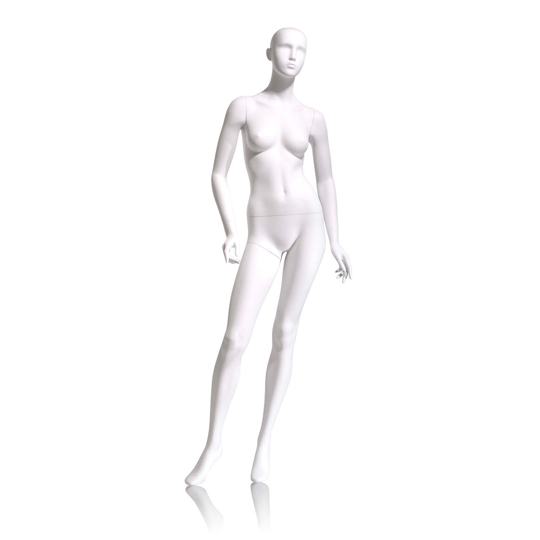 Eve Female Mannequin, Cameo White, Abstract Head 3H