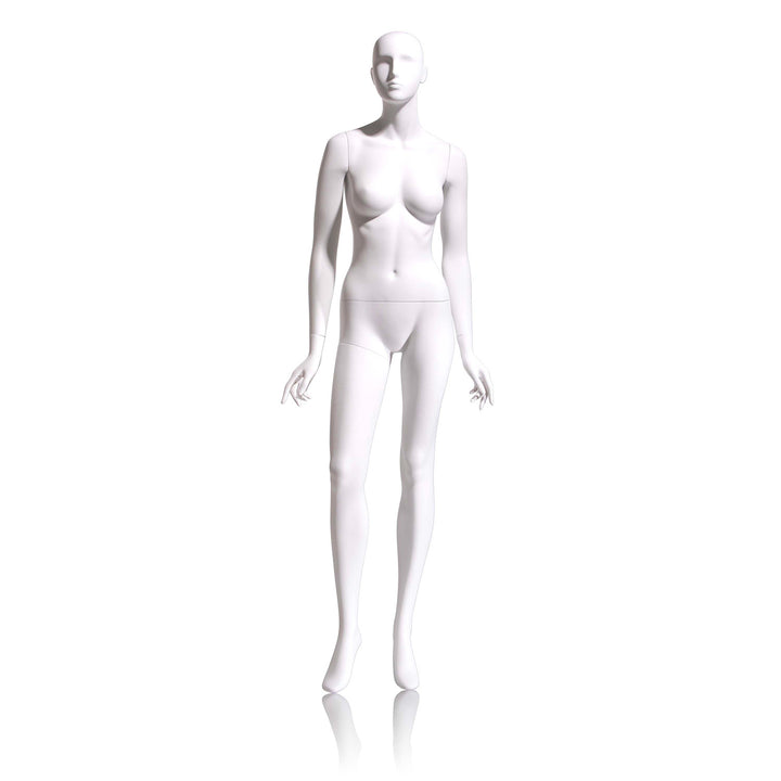 Eve Female Mannequin, Cameo White, Abstract Head 4H