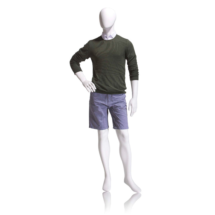 Gene Male Mannequin, Cameo White, Oval Head 4HOV