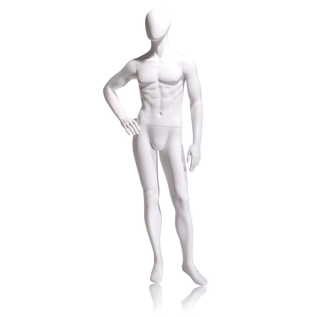 Gene Male Mannequin, Cameo White, Oval Head 4HOV