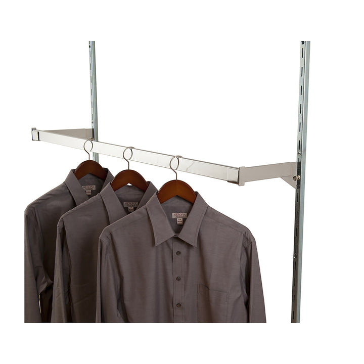 12" Bracket for Rectangular Tubing Hangrail for 1" Slots