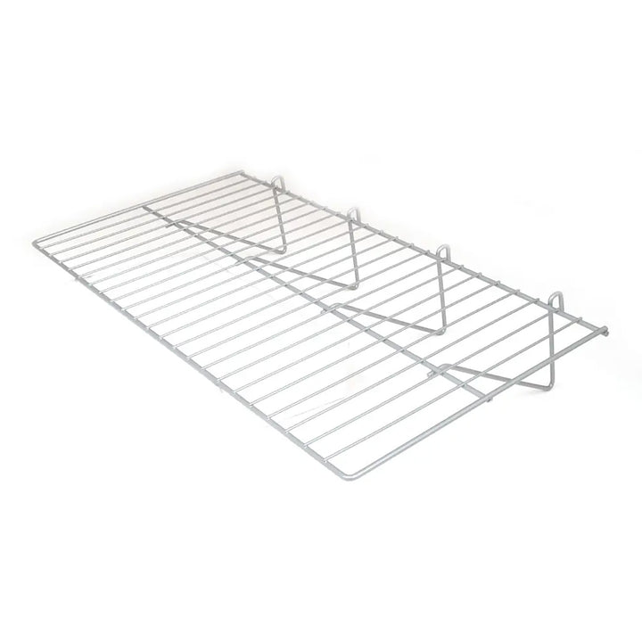 23-1/2"L x 12"W Straight Shelf with 1/8" dia. Wire for Grid Panels - 6 Pack