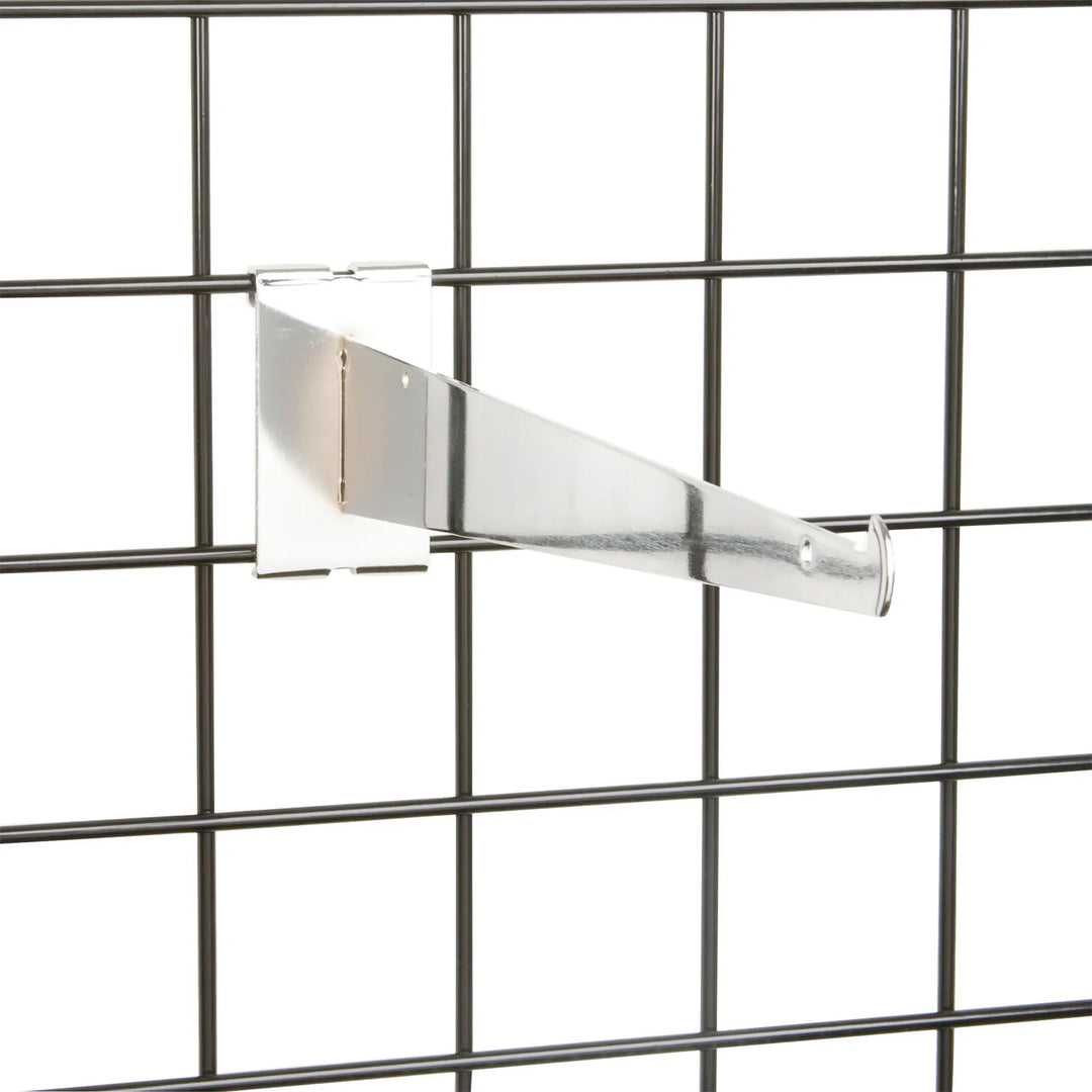 Shelf Brackets for Grid Panel - Chrome