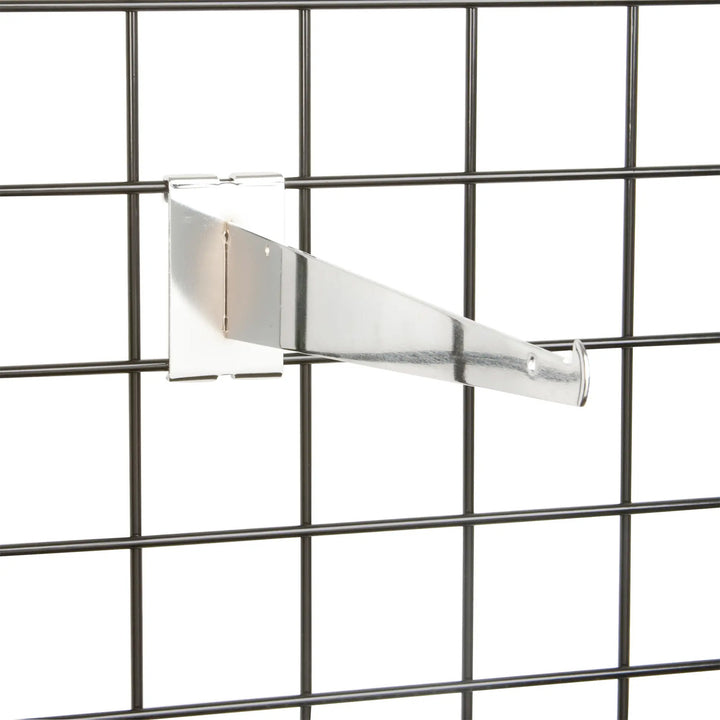 Shelf Brackets for Grid Panel - Chrome