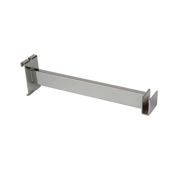 12" Gridwall Hangrail Bracket for Rectangular Tubing