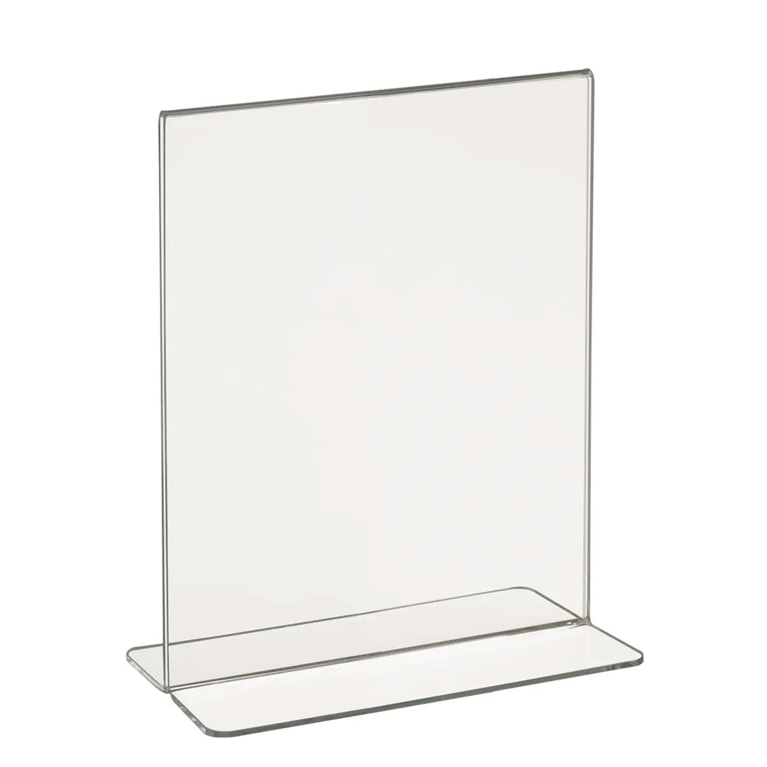 Bottom Loading Clear Acrylic Sign Holder