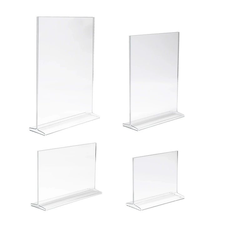 Top Loading Clear Acrylic Sign Holder