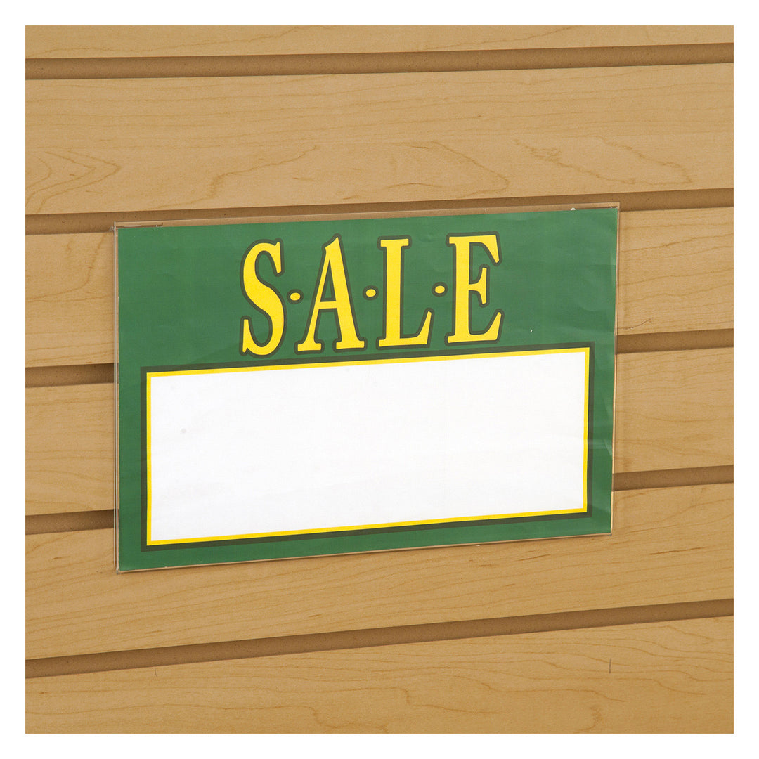 Acrylic Sign Holders for Slatwall or Gridwall