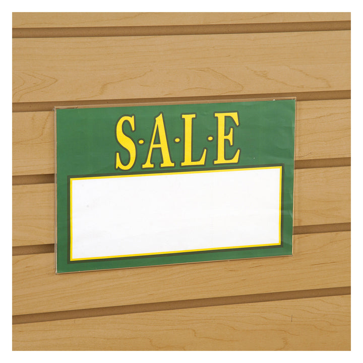 Acrylic Sign Holders for Slatwall or Gridwall