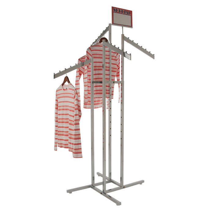 4-Way w/ Slant Arms - Square Tubing