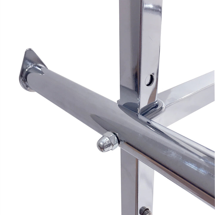 Clamp-On Hangrail for Double Bar Racks E-K40 and E-K41 - 2 Pack