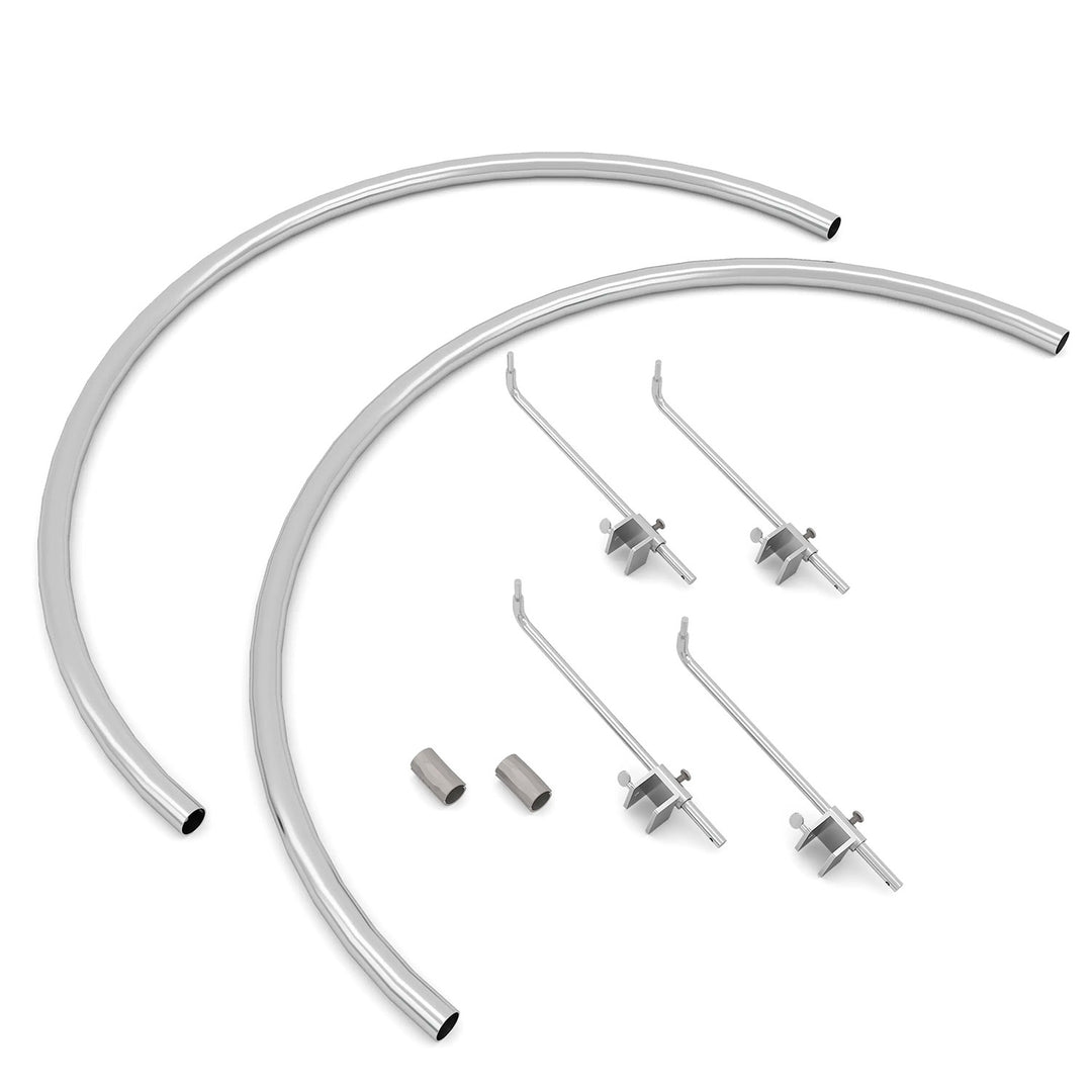 ADD-ON ROUND HANGRAIL WITH CLAMPS