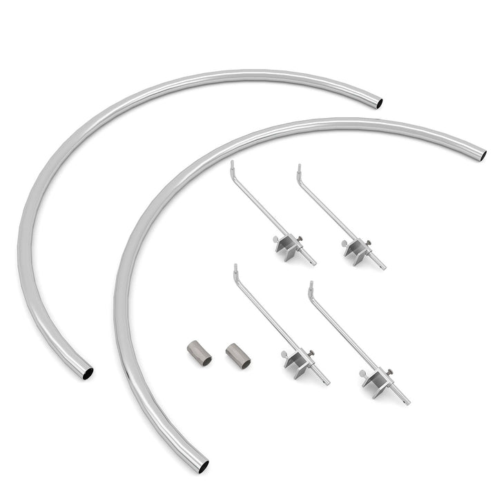 ADD-ON ROUND HANGRAIL WITH CLAMPS