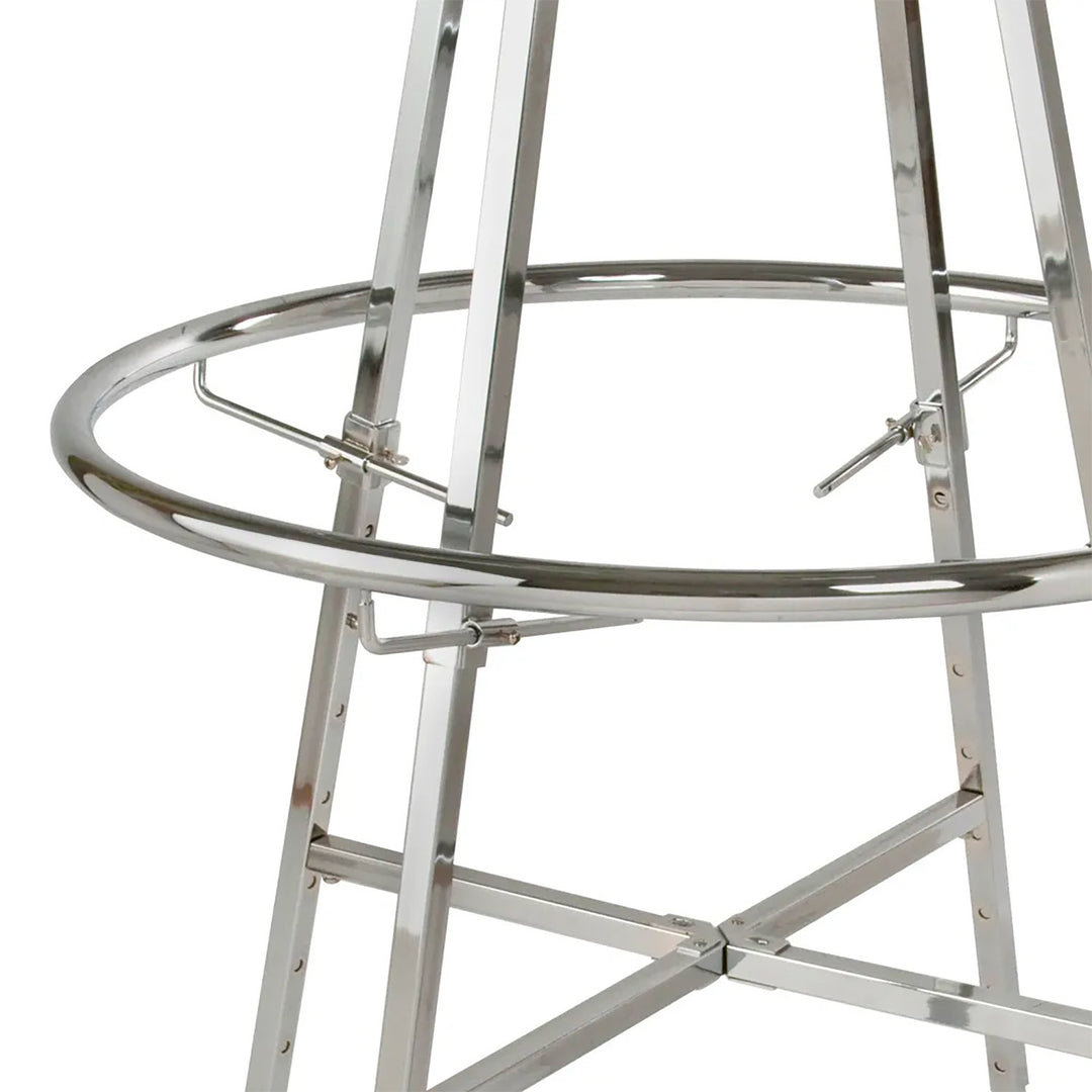 Set of 4 Adjustable Clamps for Double Hanging Round Racks – Allen Display
