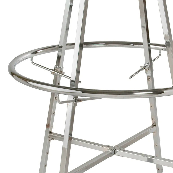 Set of 4 Adjustable Clamps for Double Hanging Round Racks