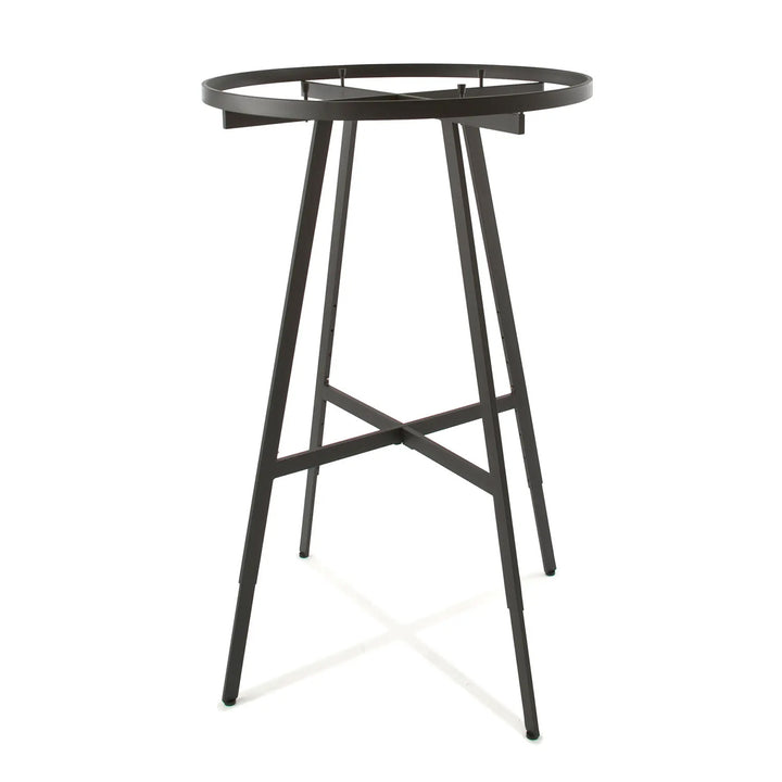 36" Dia. Round Folding Garment Rack with Rectangular Tubing Hangrail