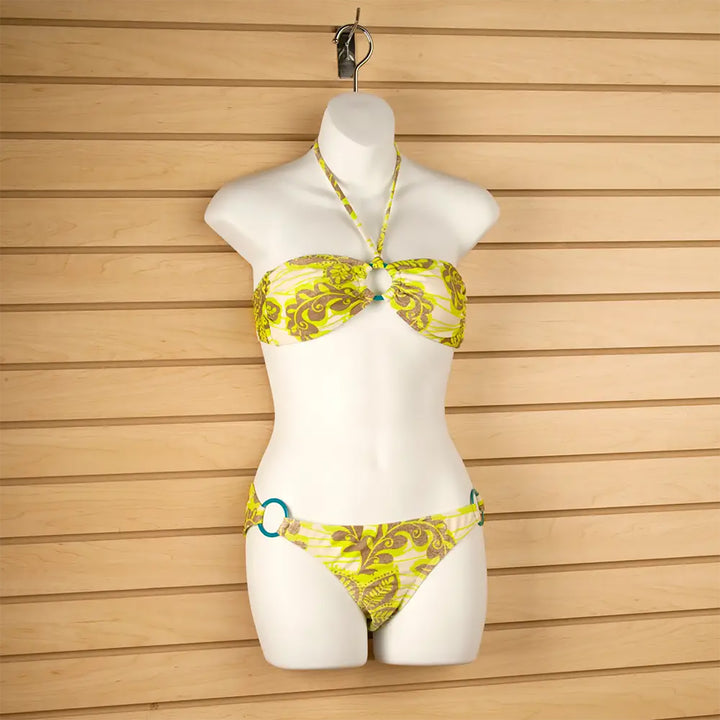 White Ladies Torso Form Injection Molded Styrene - Box of 12 Forms