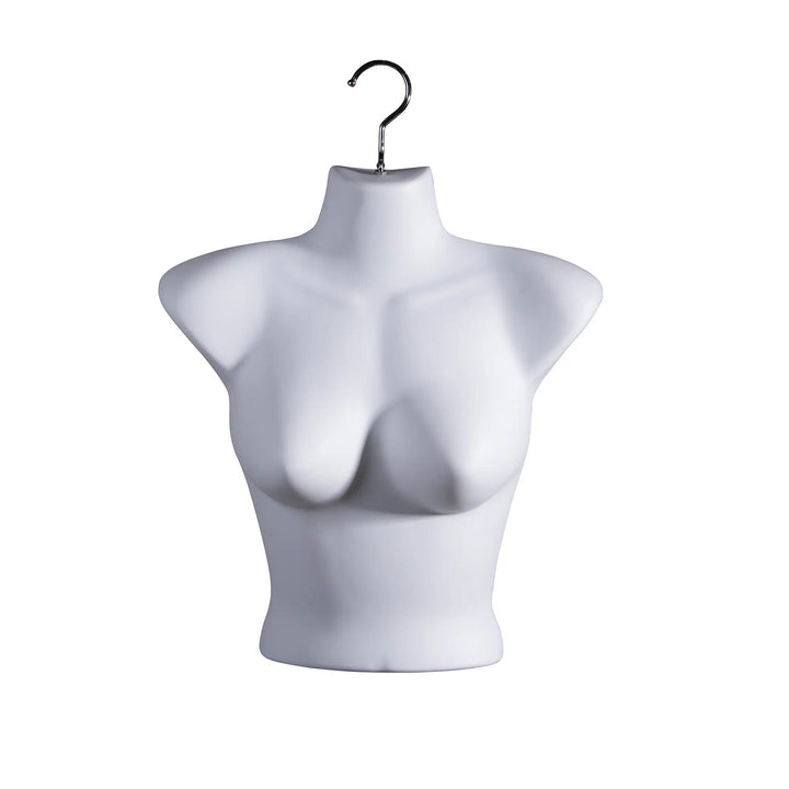 White Ladies Upper Torso Form Injection Molded Styrene - Box of 12 Forms (Copy)