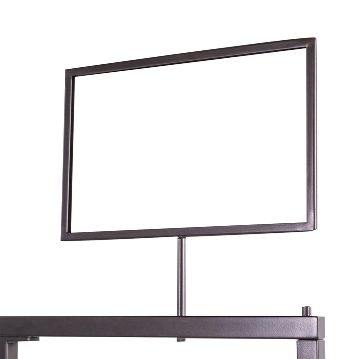 Linea Sign Holder - 7"H x 11"W with a 4" Swedge Stem Upright