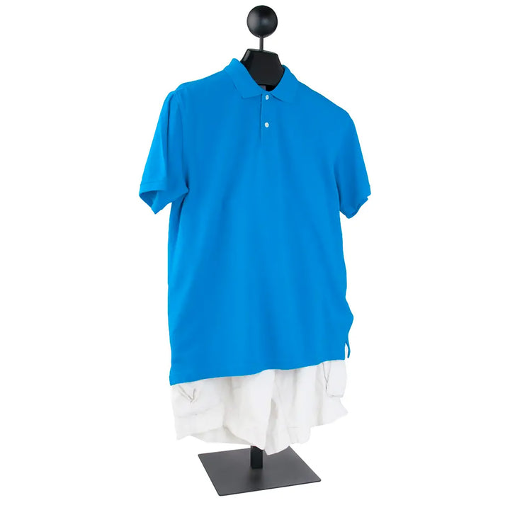 Men's Costumer with Hanger and Ball Top - Countertop Unit