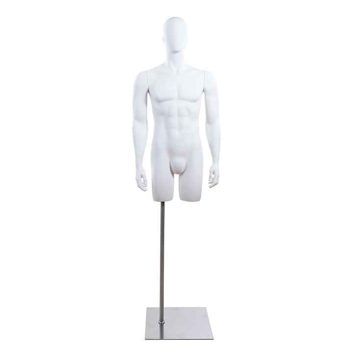 Male 3/4 Torso Form with Base