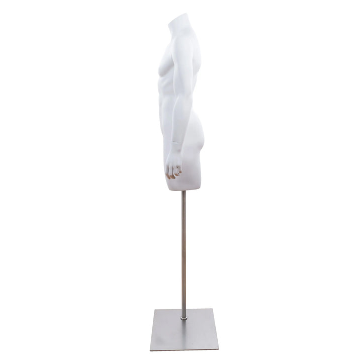 Male 3/4 Headless Torso Form with Base