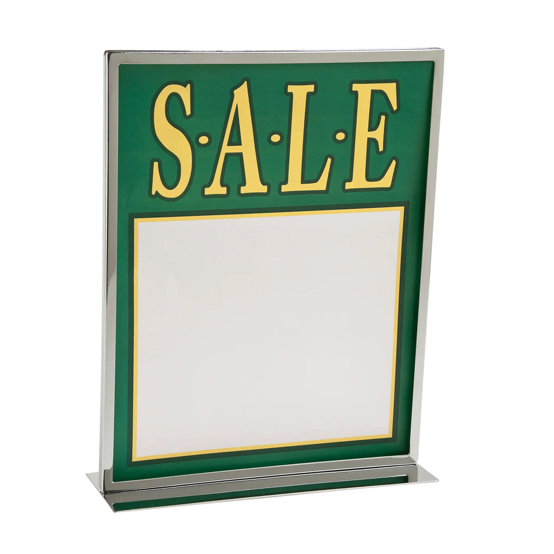 11"W x 14"H Vertical Sign Holder w/ Flat Base