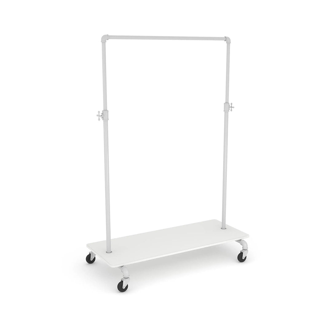 Pipeline Adjustable Ballet Bar Rack with Base Shelf