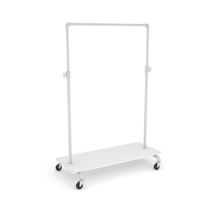Pipeline Adjustable Ballet Bar Rack with Base Shelf