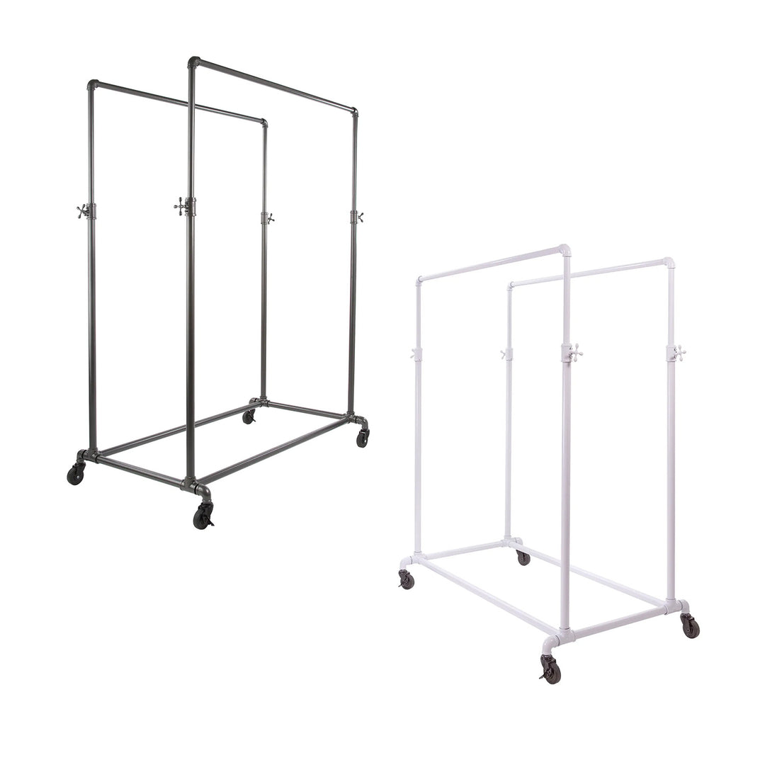 Pipeline Adjustable Double Bar Ballet Rack – Allen Display