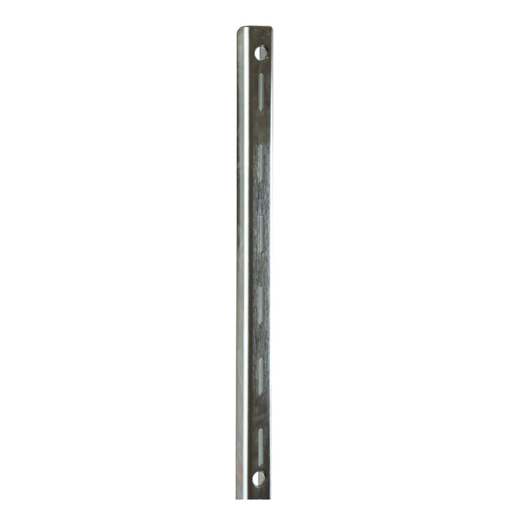 Heavy Weight Surface Mounted Slotted Standards - 1" Slots on 2" Center - Imperial Line - Satin Zinc