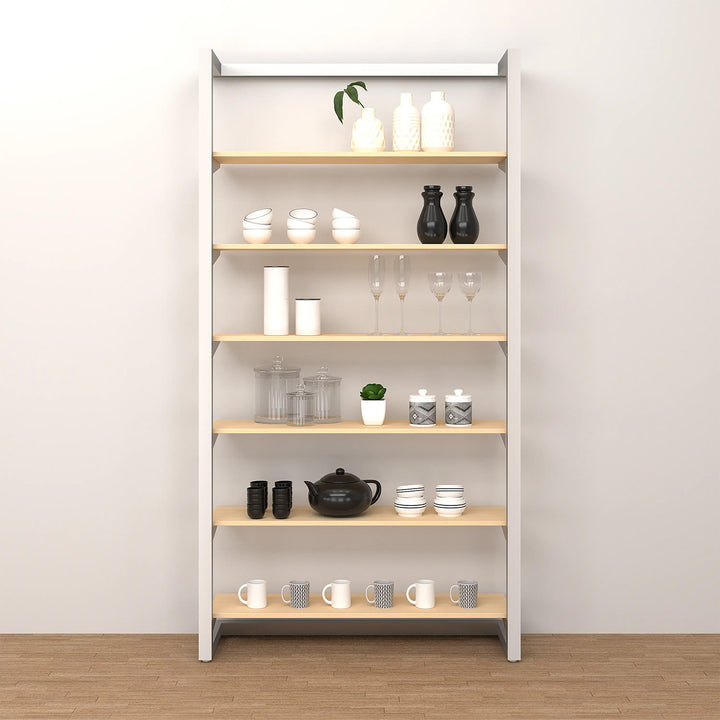 Alta Wall Unit with Six Shelves Retail Display Kit 1