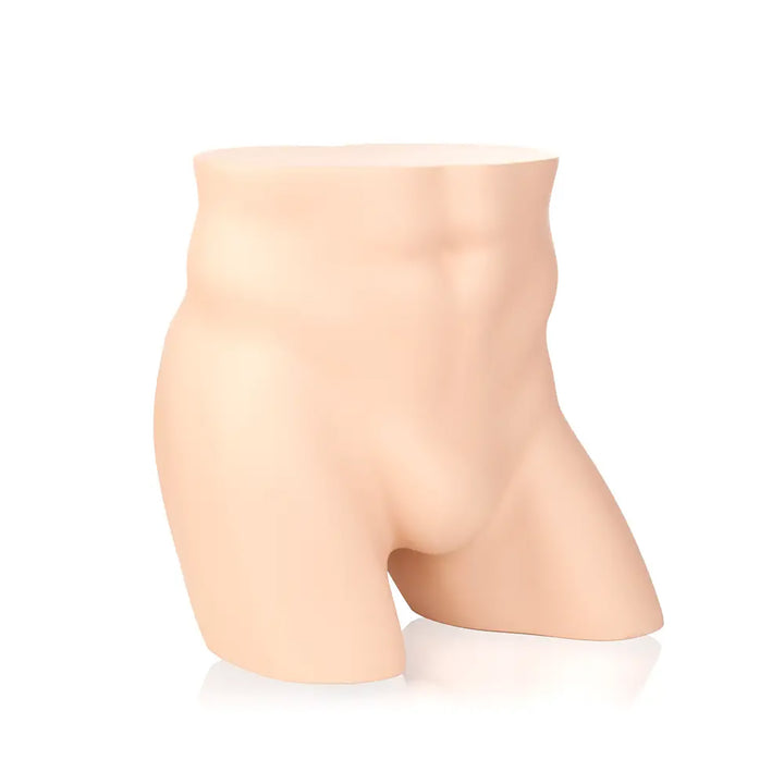 Male Full Round Butt Form Fleshtone for Countertop