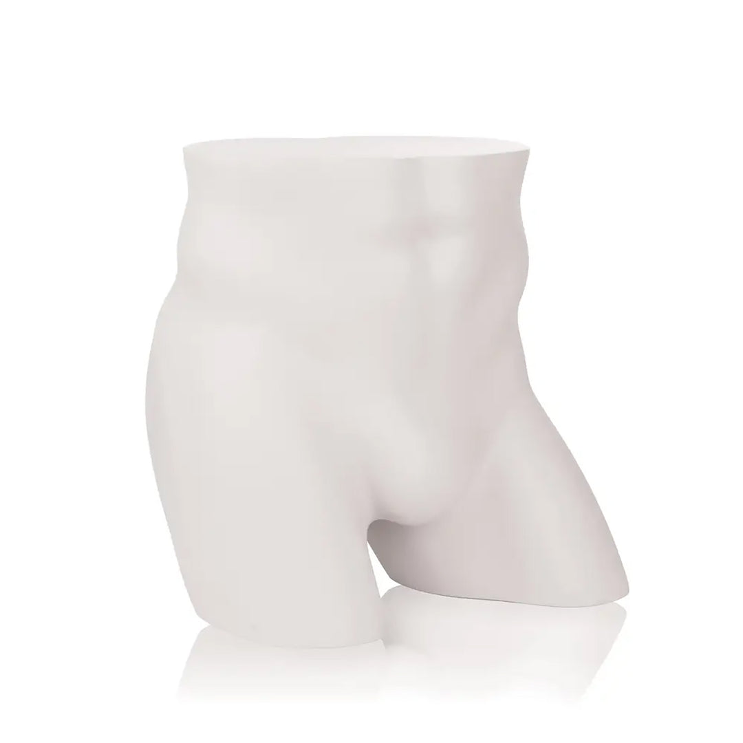 Male Full Round Butt Form White for Countertop