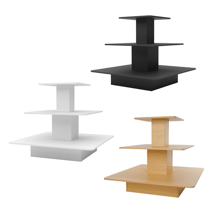 3-Tier Melamine Square Table