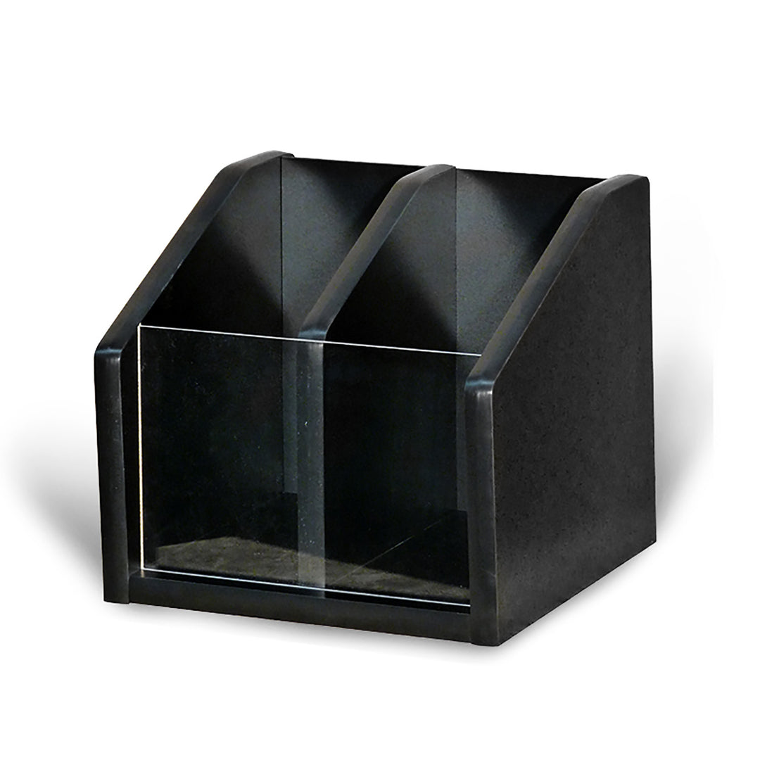 2 Pocket Countertop Brochure Rack - Laminated Wood