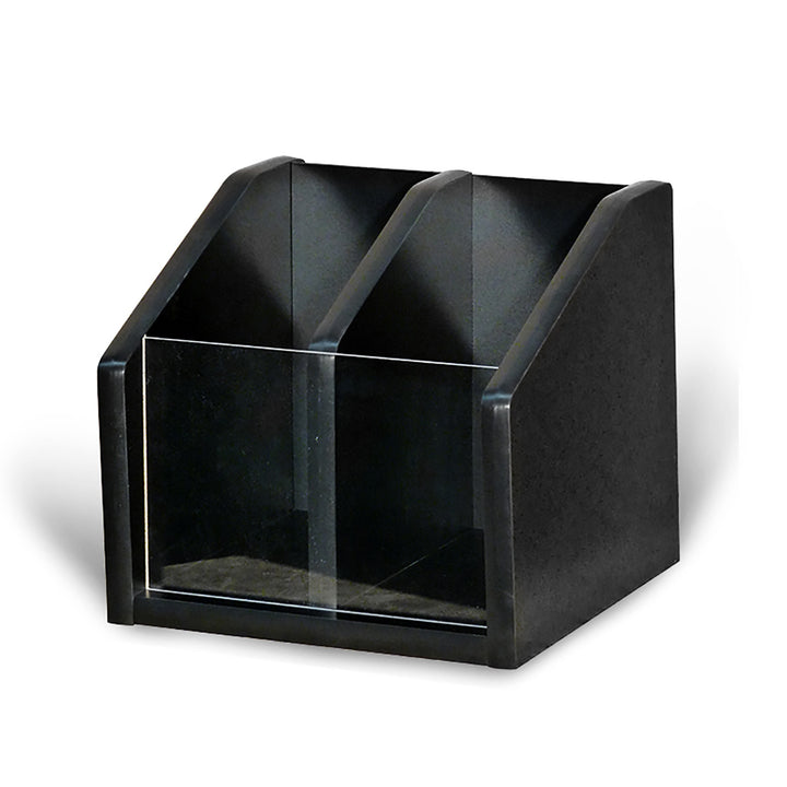 2 Pocket Countertop Brochure Rack - Laminated Wood